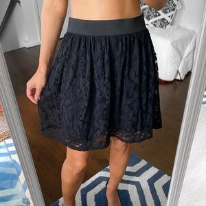 🖤 H&M BOHO BLACK LACE MINI SKIRT!